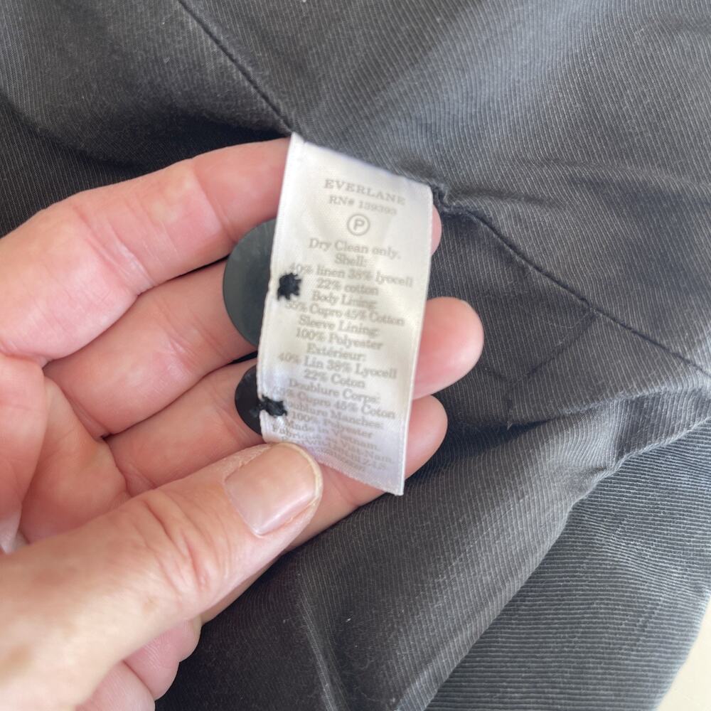 Everlane Charcoal Gray Relaxed Blazer - Picture 6 of 14